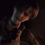 Персонаж из ремейка Resident Evil 0 показывает жест вверх