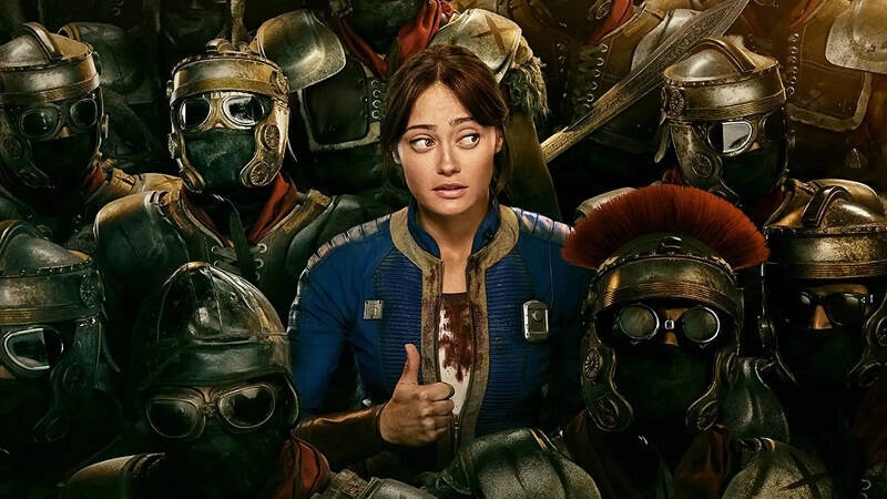 Джина Родригез в костюме Fallout и броне