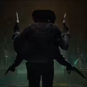 фигура с двумя ножными пистолетами Guns of Eschaton
