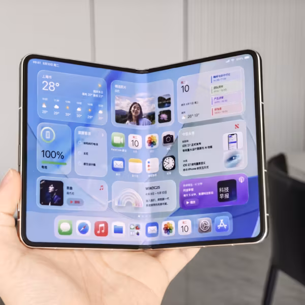 Складной iPhone Ultra с интерфейсом iOS 27