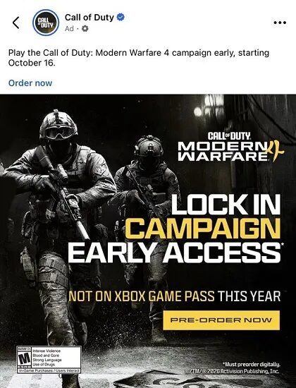 Два бойца в тактической форме и шлемах с оружием Call of Duty Modern Warfare 4
