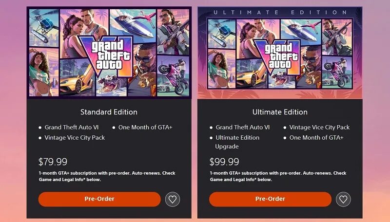 Rockstar ввела региональную активацию GTA VI на PS5 5 Обложки издания Grand Theft Auto с описанием различных версий