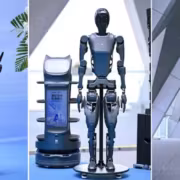 Три робота и робот-повара в отеле Pudu Robotics