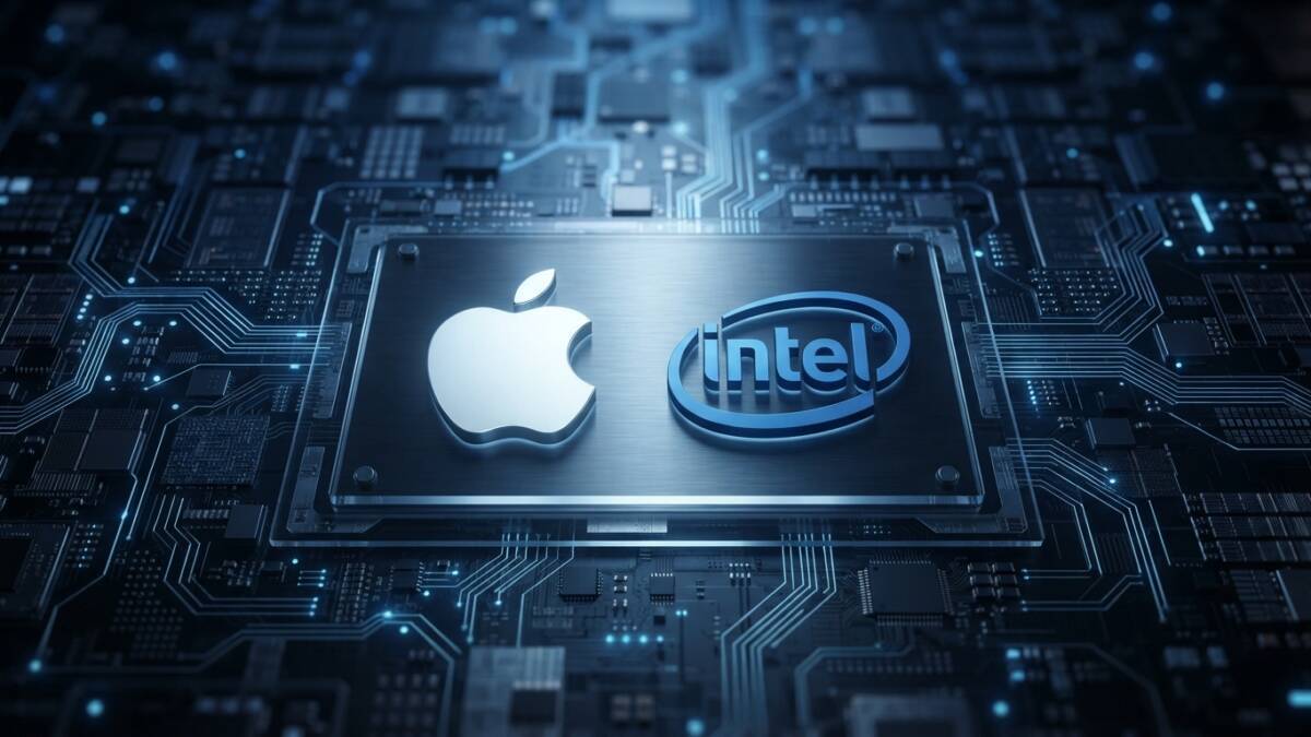 чипы для процессоров Apple и Intel на плате