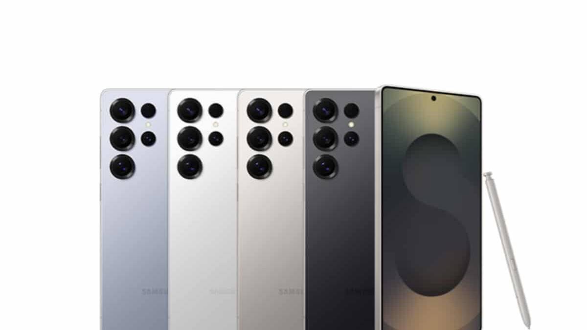Модель Samsung Galaxy S22 Ultra и его цветовые варианты