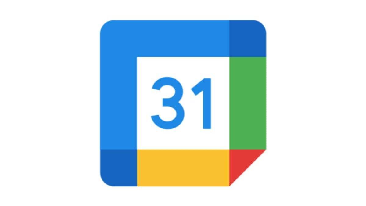 Иконка Google Calendar с числом 31 и цветными краями