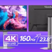Монитор ViewSonic VX24G26J-4K спереди и сзади
