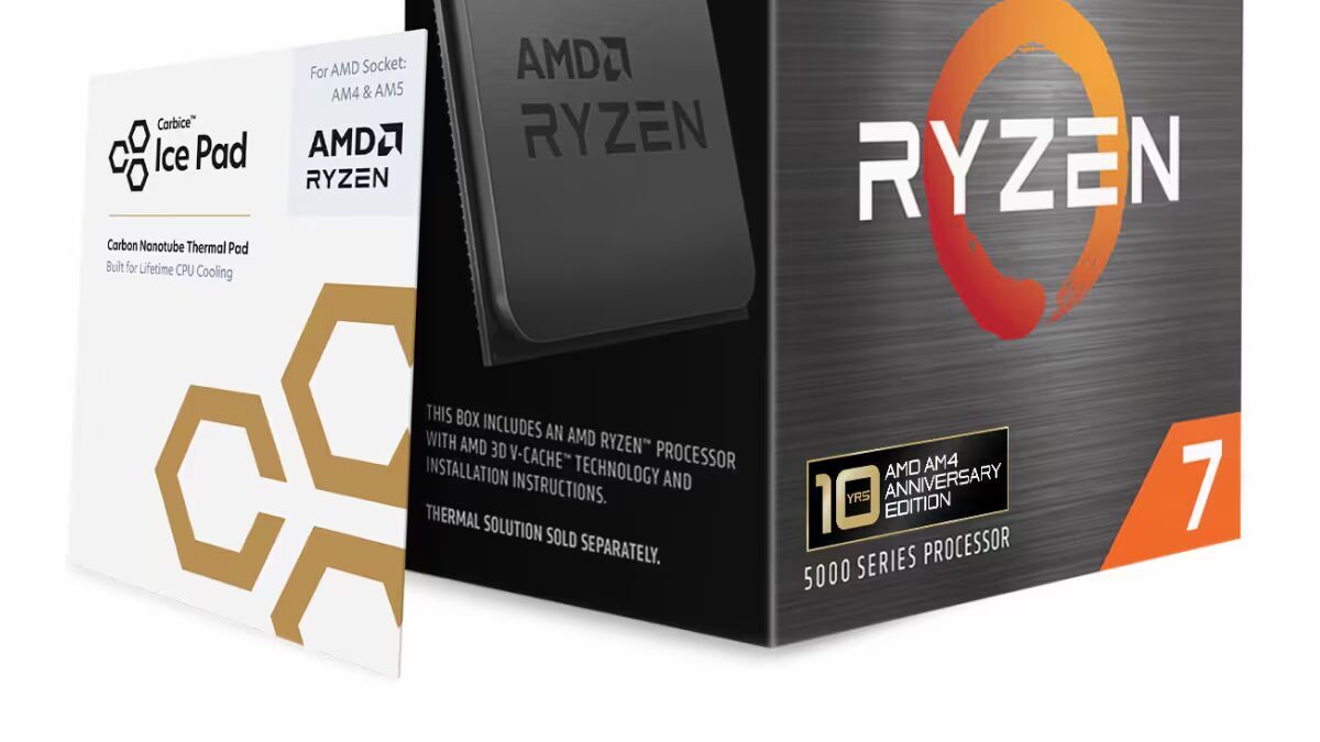 Процессоры AMD Ryzen 7 5800X3D и охлаждающая подложка Ice Pad