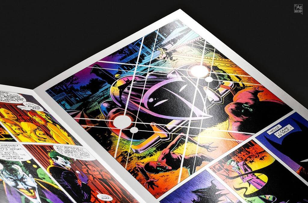 Комикс Batman The Killing Joke с яркими иллюстрациями