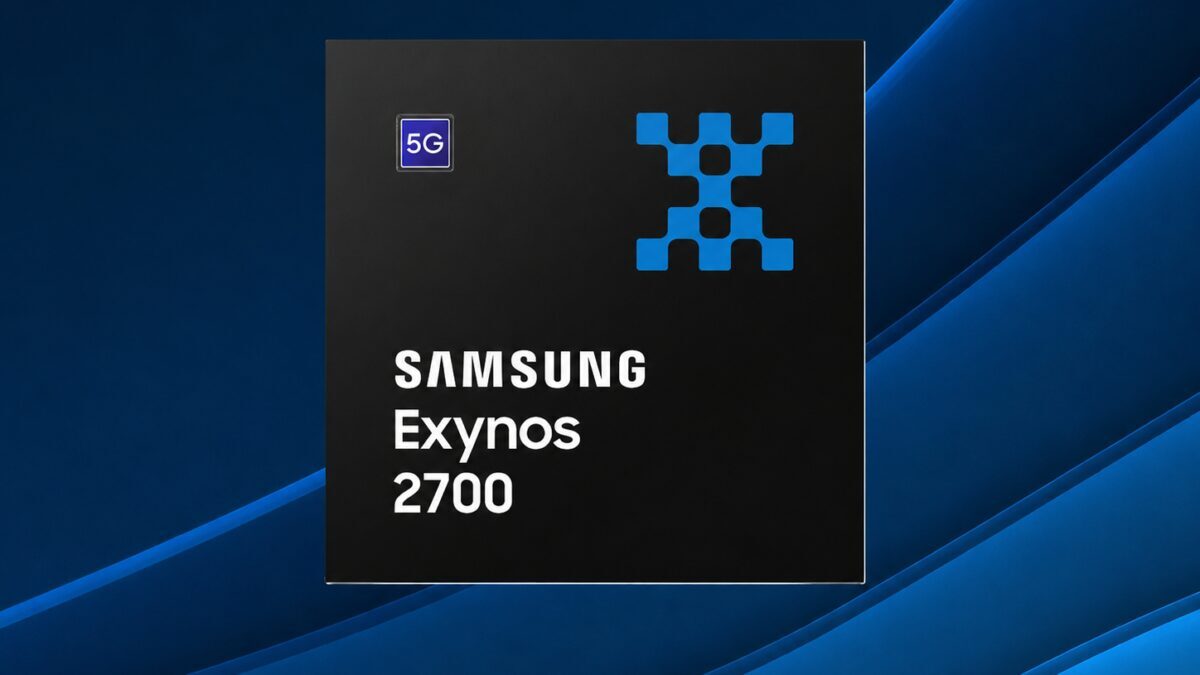 чёрная коробка с логотипом Samsung Exynos 2700 5G