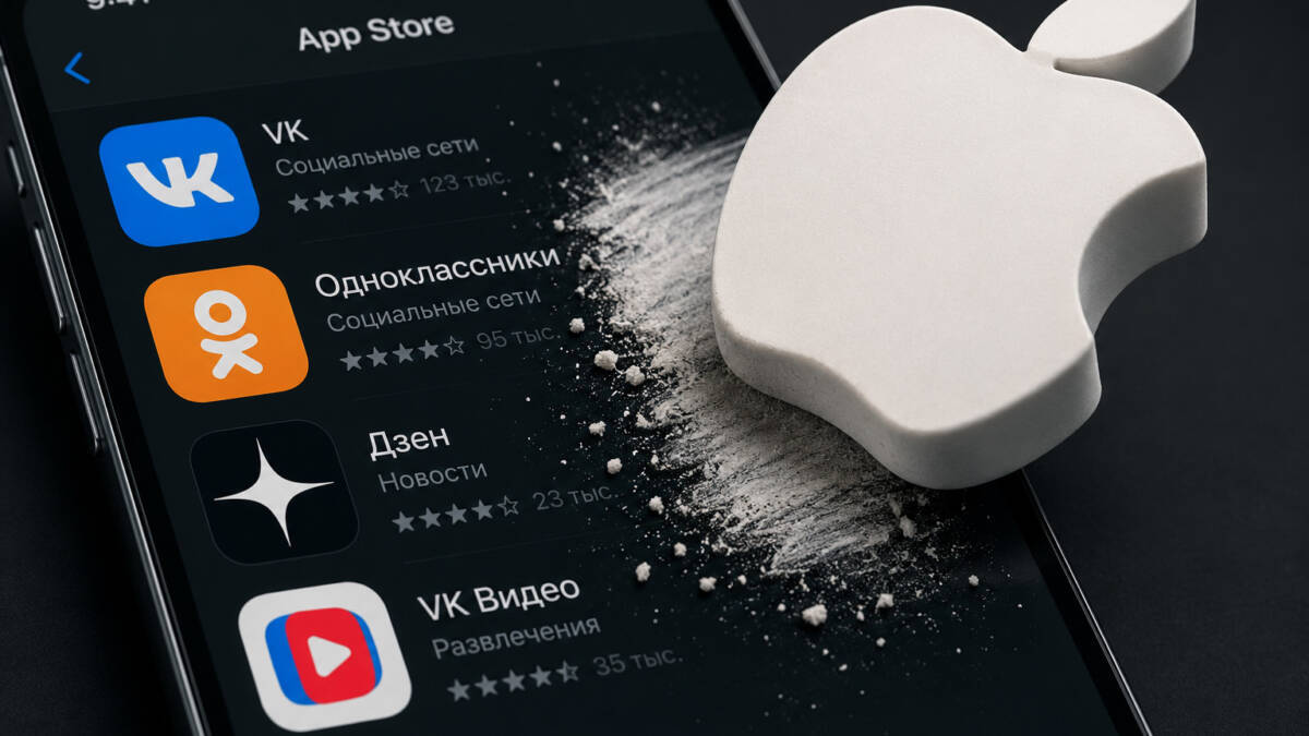 Иконки приложений VK и Одноклассники на телефоне