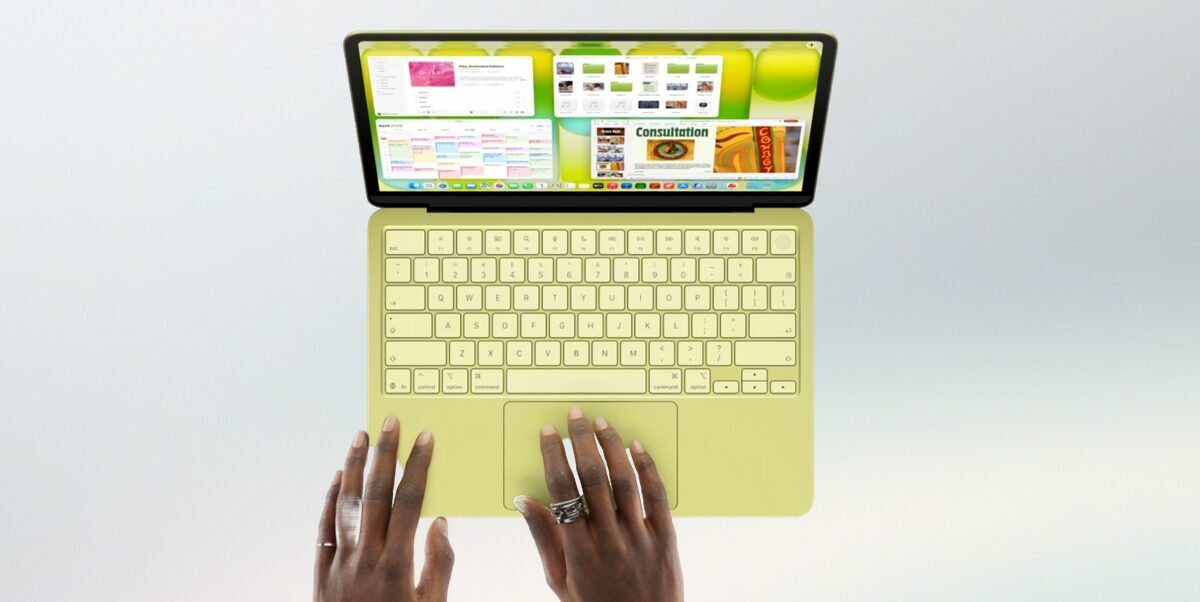 ноутбук Apple MacBook Neo 2 с клавиатурой и экраном