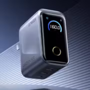 Зарядное устройство Anker Prime 160 Вт дисплей