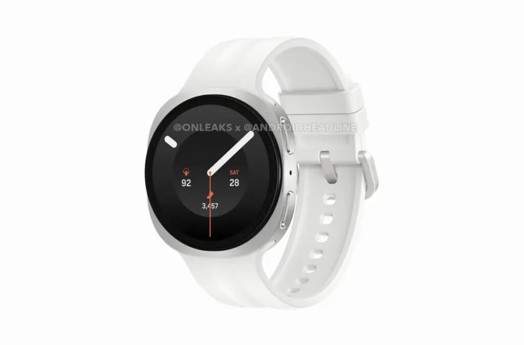 Смарт-часы Galaxy Watch 9 экран с циферблатом белая ремешок