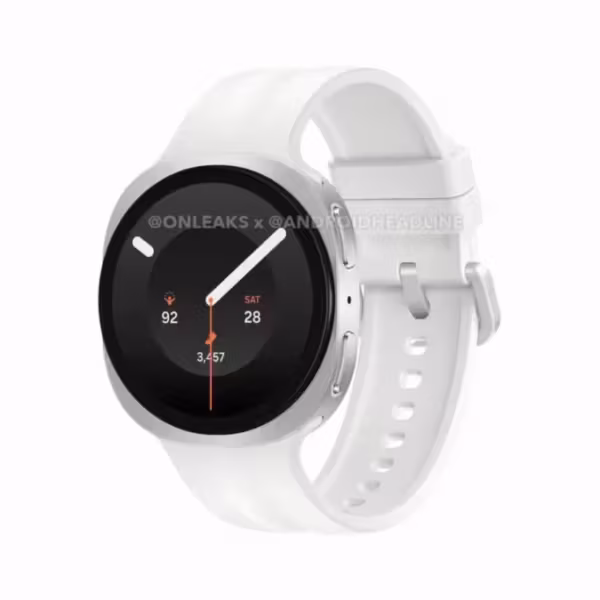 Смарт-часы Galaxy Watch 9 экран с циферблатом белая ремешок