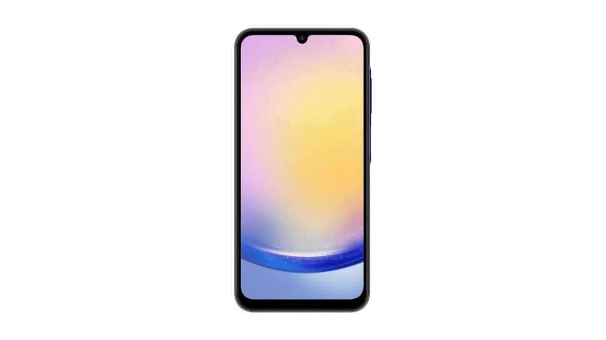 Смартфон Samsung Galaxy A26 5G спереди пустой экран