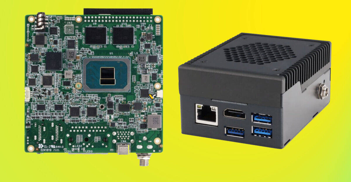 Мини-ПК Aaeon UP WCL с процессором Intel Core 3