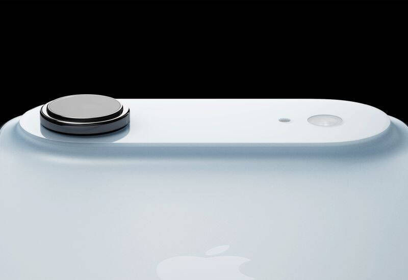 Боковая часть iPhone Air 2 с камерой и кнопкой