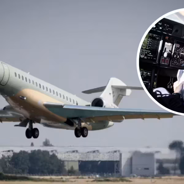 Бизнес-джет Falcon 10X выполнил первый полет во Франции
