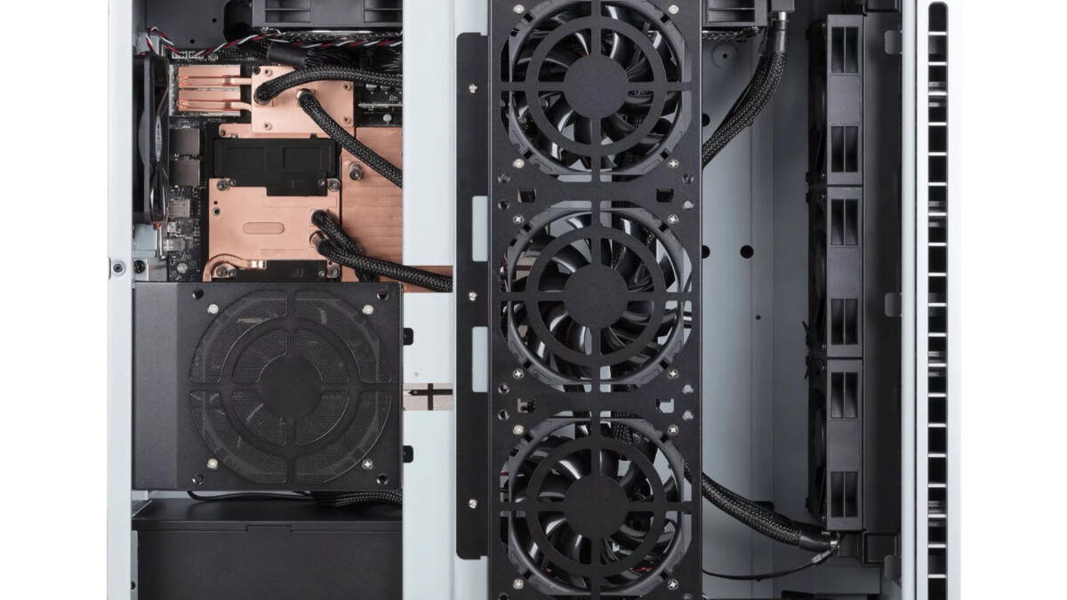 Внутренние компоненты Asus ExpertCenter Pro ET900N G3