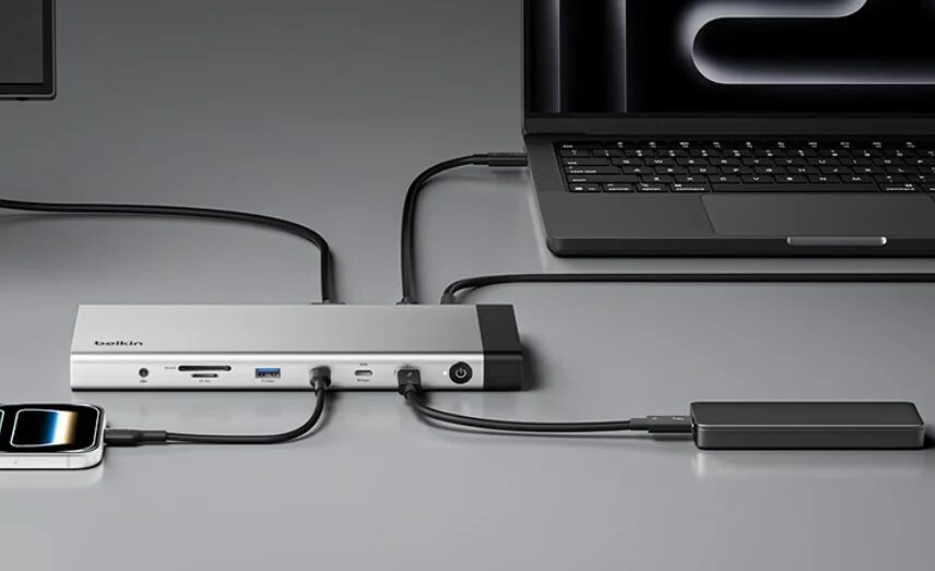 Док-станция Belkin с Thunderbolt 5 получила 14 портов