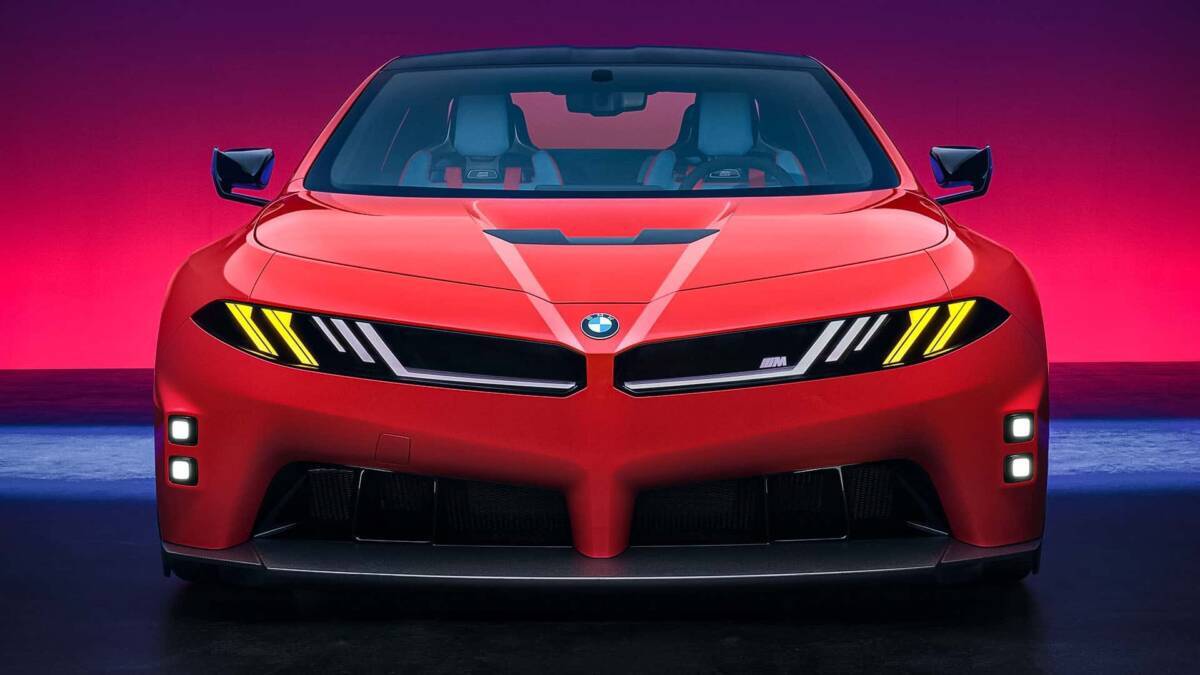 Электроконцепт BMW M Concept Neue Klasse спереди