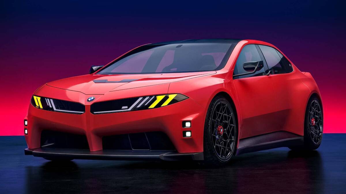 Электроконцепт BMW M Concept Neue Klasse спереди