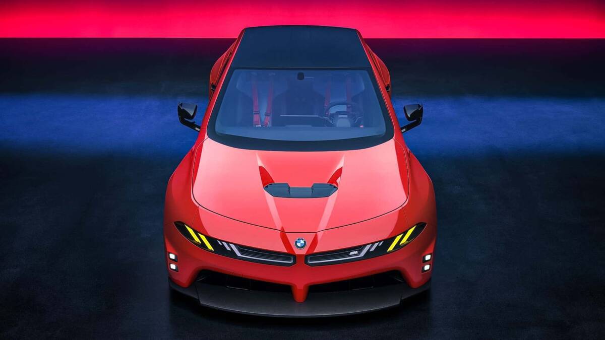 Электроконцепт BMW M Concept Neue Klasse передний вид