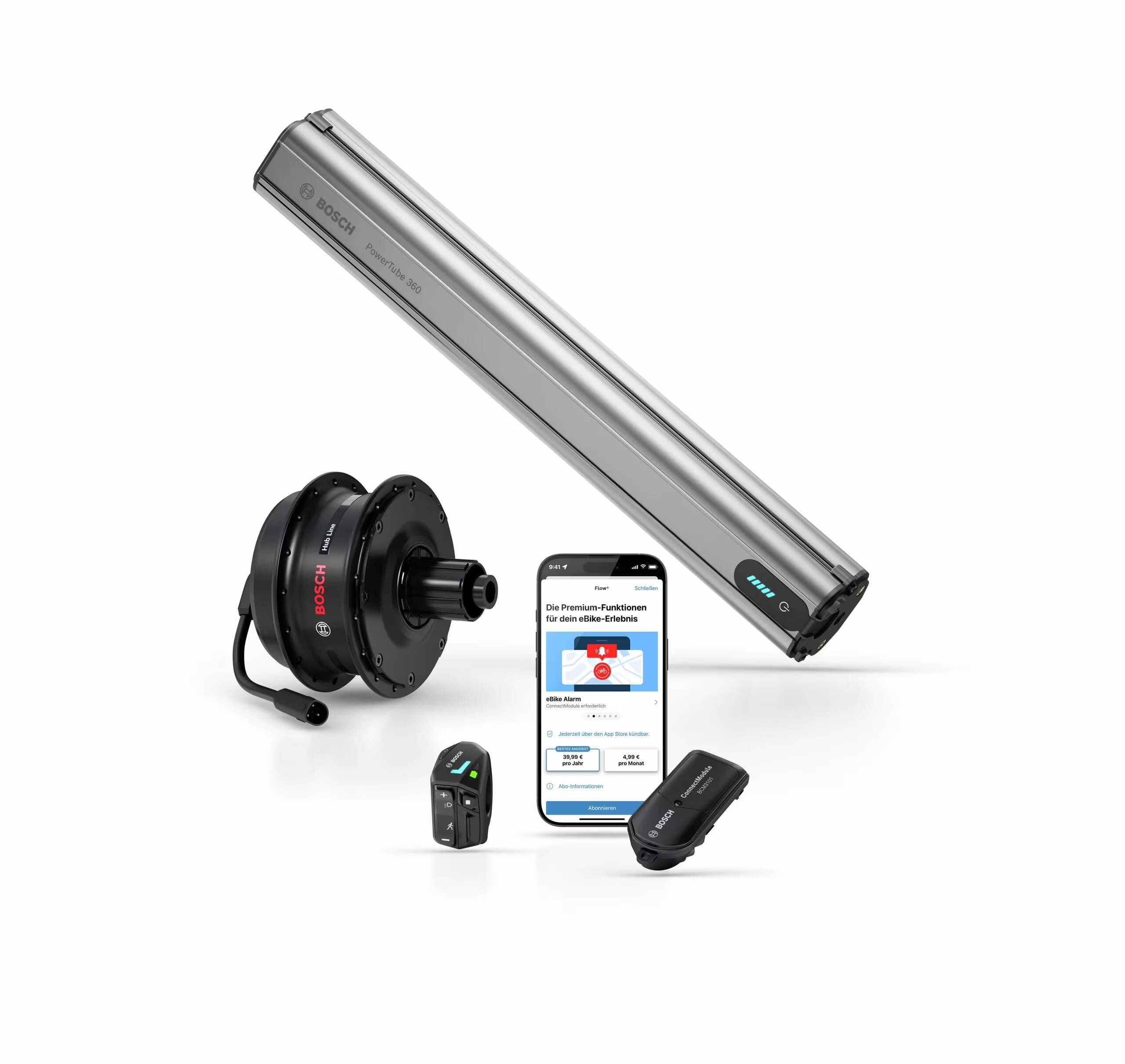 Мотор-колесо Bosch Hub Line и электровелосипед
