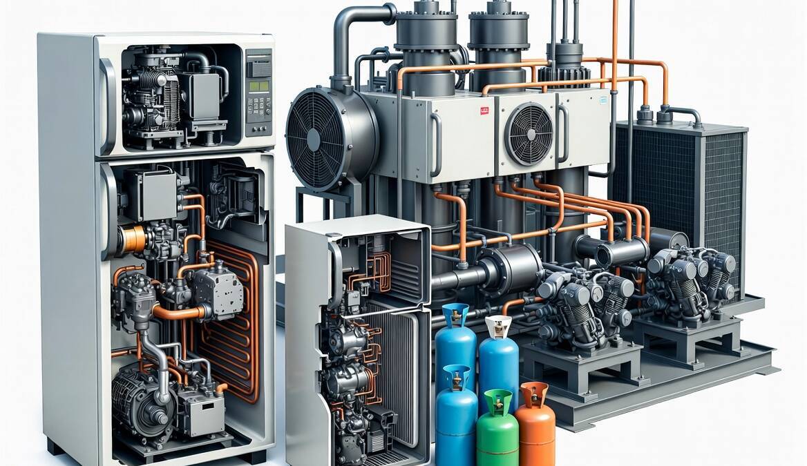 Компрессоры и холодильные системы R32 и R134a