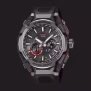 Спутниковые часы Casio MTG-B4000B-1A с черным ремешком