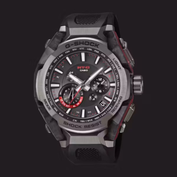 Спутниковые часы Casio MTG-B4000B-1A с черным ремешком