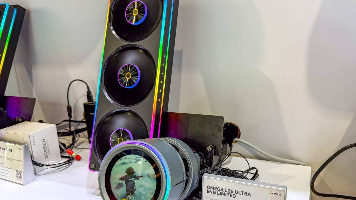 Колонки с RGB подсветкой и дисплеем Cyprys Omega L36 Ultra