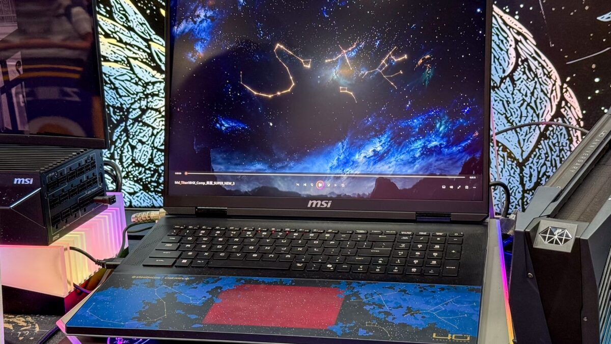 Ноутбук MSI Titan на выставке Computex 2026