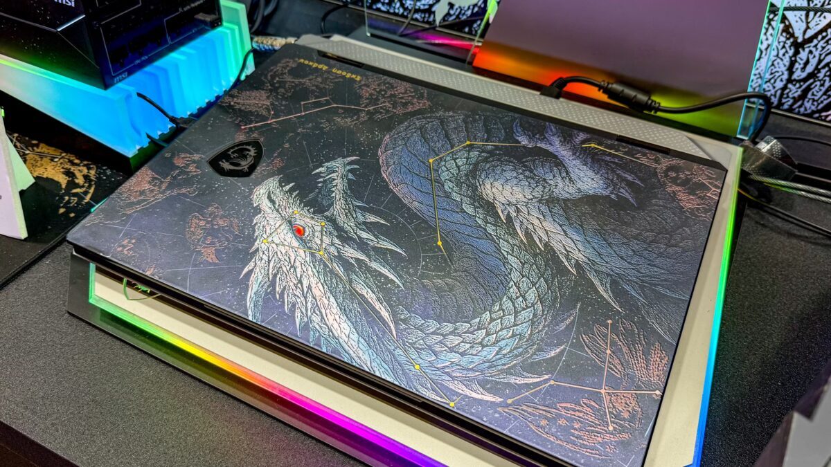 Дисплей MSI Titan с ярким графическим изображением