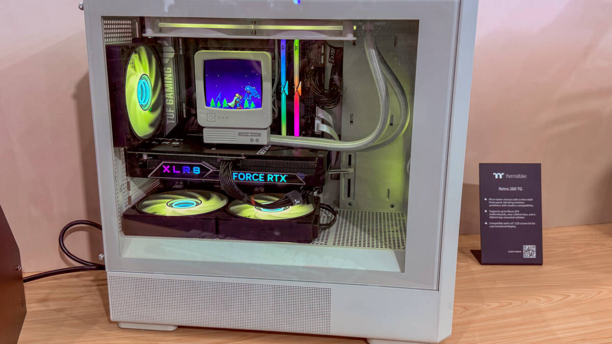 Корпус для ПК Thermaltake Retro 260 TG с прозрачной дверцей