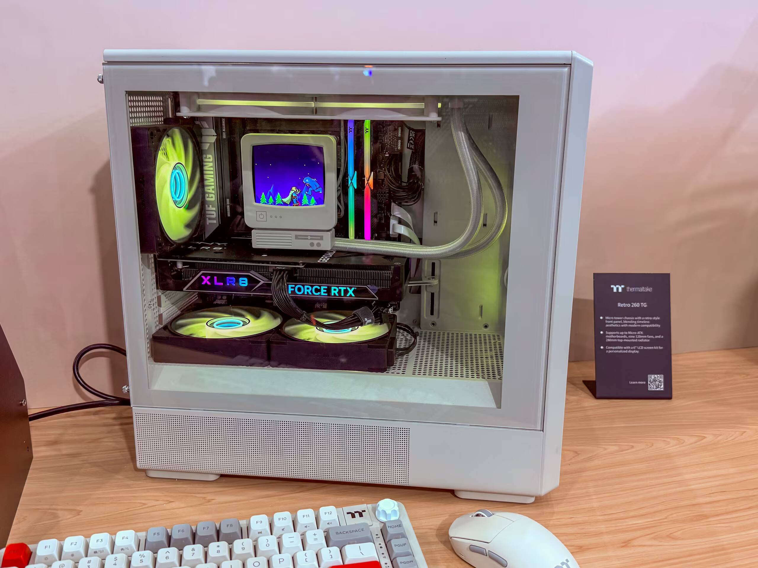 Корпус для ПК Thermaltake Retro 260 TG с прозрачной дверцей
