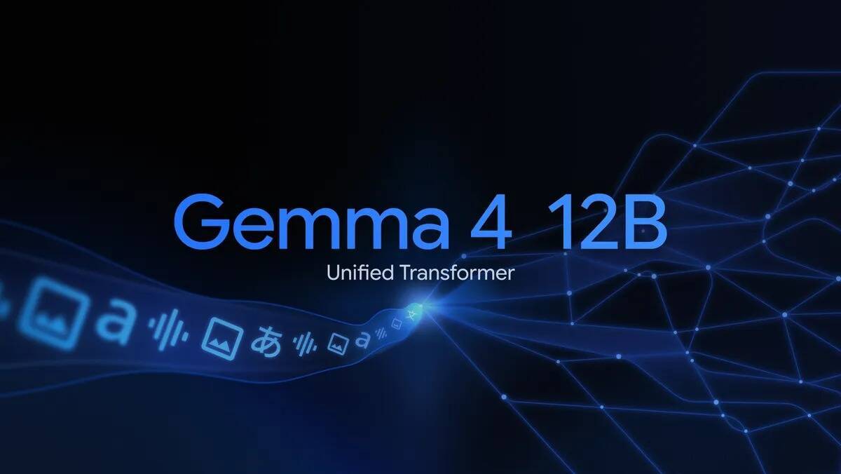 Название модели Gemma 4 12B и описание трансформера