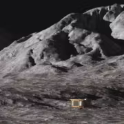 Лунный ландшафт с аппаратом Instinct Space