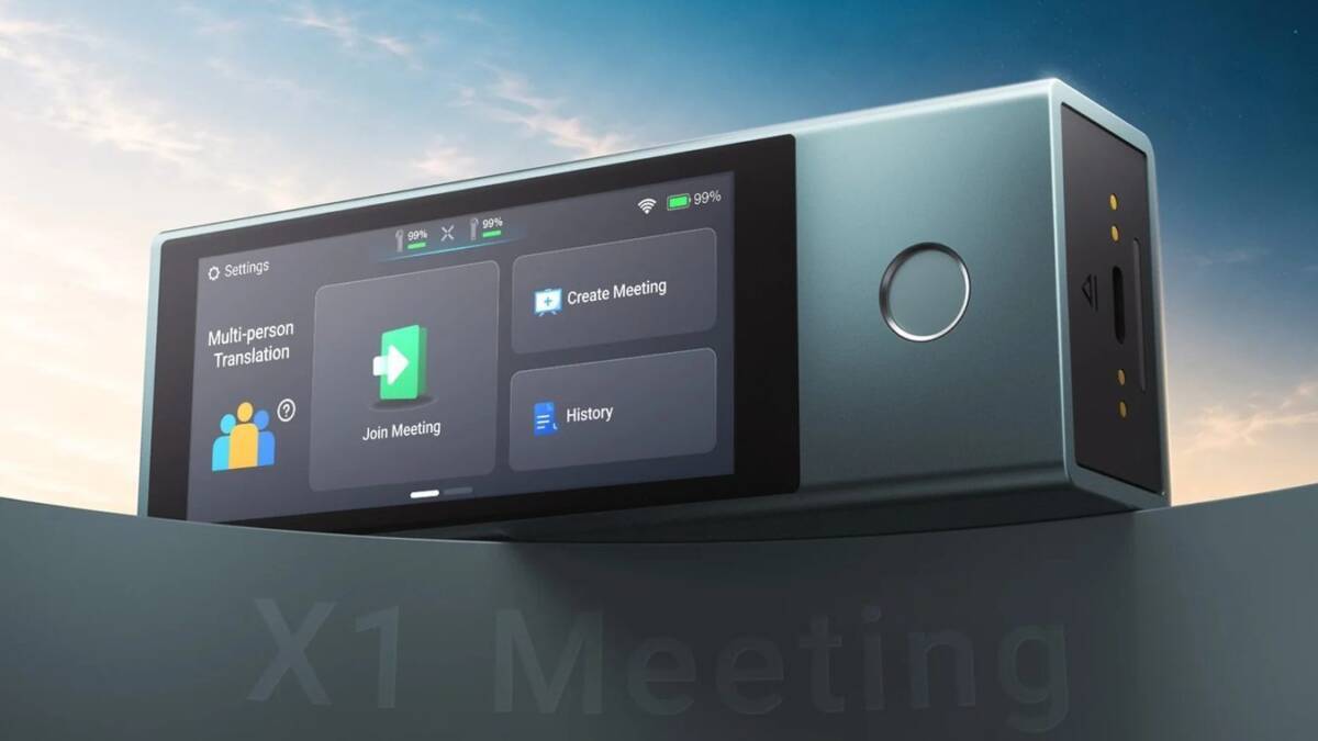 Переводчик Timekettle X1 переведёт встречу на 5 языков