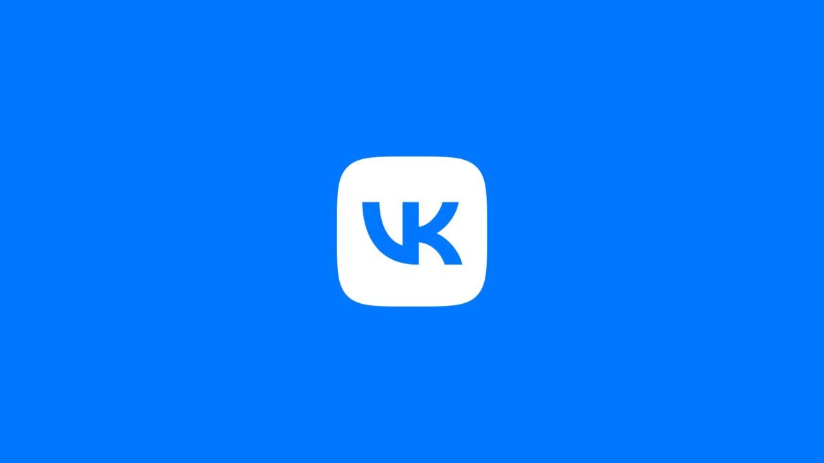 Логотип ВКонтакте на синем фоне ВК удаленно из AppStore