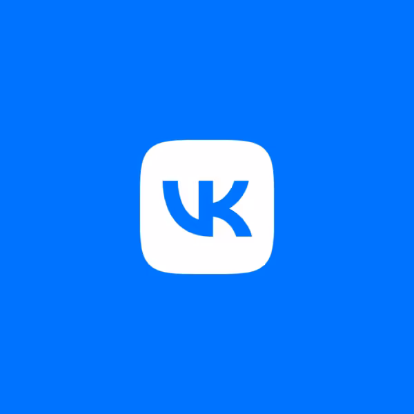 Логотип ВКонтакте на синем фоне ВК удаленно из AppStore