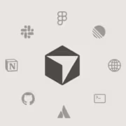 Логотип Block в центре окружён иконками офисных приложений