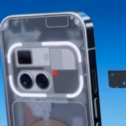 Дизайн смартфона Nothing Dream Phone с прозрачным корпусом и двойной камерой