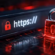 Иконка замка и HTTPS в браузере, знак блокировки SSL-сертификата, сайт с HTTPS, изображение защиты данных