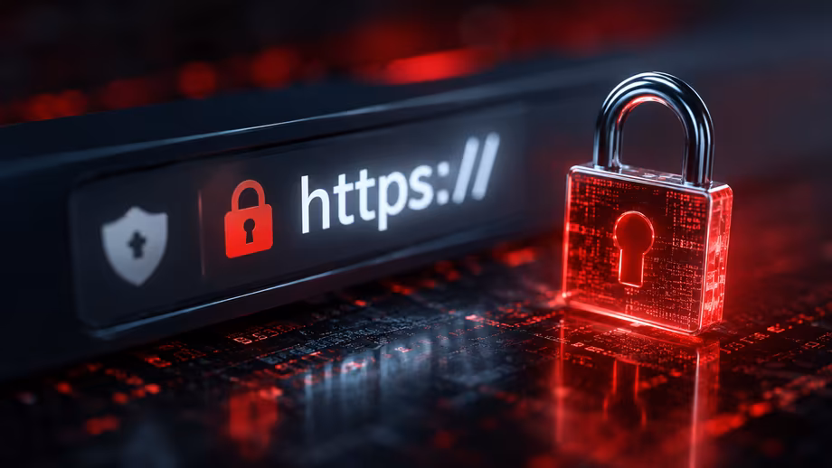 Иконка замка и HTTPS в браузере, знак блокировки SSL-сертификата, сайт с HTTPS, изображение защиты данных