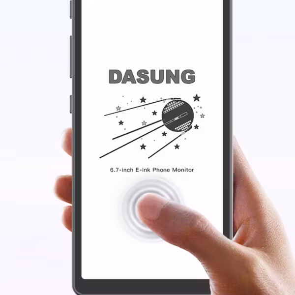 Электронный дисплей DASUNG 6,7 дюйма на смартфоне