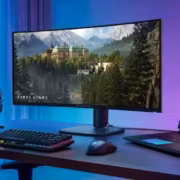 компьютерный монитор Alienware AW3426DW с настройками RGB