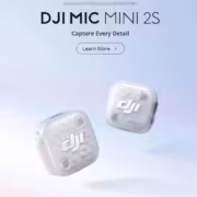 Два мини микрофона DJI Mic Mini 2S в прозрачных корпусах