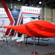 Беспилотный вертолет В-200 и выставочный стенд Аэромакс